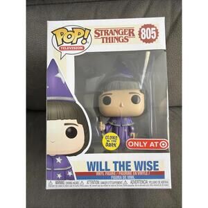 Funko Pop! Stranger Things Will the Wise #805 Glow Target Exclusive W Protector
